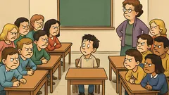 Banc: Într-o clasă din Belgia...