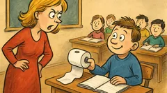 Banc: Pregătiți caietele pentru dictare…