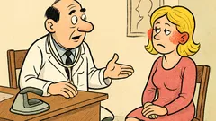 Banc: Intră o blondă la doctor…
