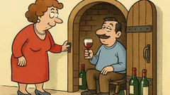 Banc: Soțul e ca vinul, știi?