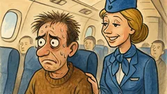 Banc: Văzând un pasager neliniștit…