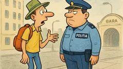 Banc: Un turist oprește un polițist român