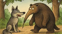 Banc: Două animale se întâlnesc în pădure...