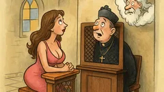 Banc: La spovedanie vine o tipă…