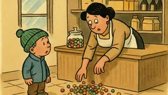 Banc: Un puști intră într-o alimentară...