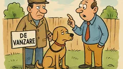 Banc: Un tip își vinde câinele…