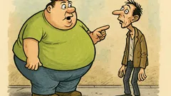 Banc: Un obez către unul mai slăbuț…