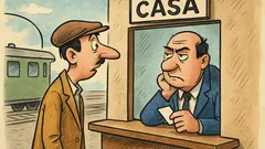 Banc: La gară, cât costă biletul?