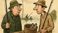 Banc: Doi pescari: Cum ți-a mers azi?