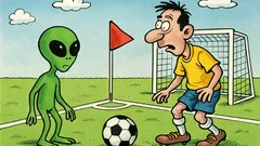 Banc: De ce nu joacă extratereștrii fotbal?