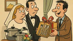 Banc: La nuntă, fără oale cadou