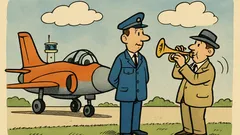 Banc: Care e diferența dintre avion și trompetă?