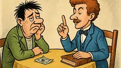 Banc: Un geniu și-un prost fac pariu