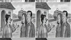 Banc: Doi tineri cumpără casă lângă tren