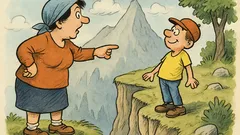 Banc: Bulă și mama lui, la munte