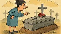 Banc: Așa sunt unele femei: nici când mori…