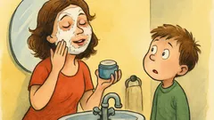 Banc: Un copil întreabă: „Renunți?”