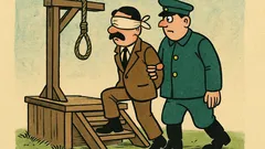 Banc: Un condamnat la moarte, spre eșafod...