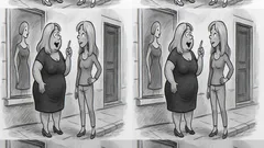 Banc: Două blonde stau de vorbă...