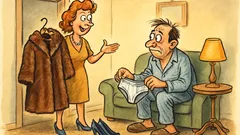 Banc: Soția vine cu norocul acasă