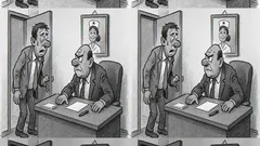 Banc: Șefu’, am întârziat, soția la maternitate!