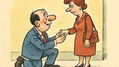 Banc: De ce bărbații cer mâna femeilor?