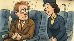 Banc: „Ați mai zburat?” „Da, cu...”