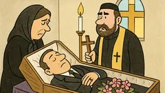 Banc: Părinte, dacă mor... verigheta!