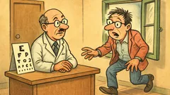 Banc: Dragul meu, ai nevoie de ochelari...