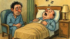 Banc: Patru prieteni la hotel cu sforăitor