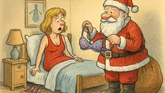 Banc: Moșule, nu mai încurca cadourile!