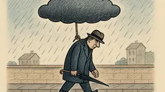 Banc: Lumea lui Bacovia atârnă greu...