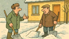 Banc: Miez de iarnă, Bulă cere zăpada