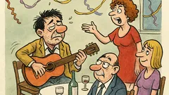 Banc: Soția către soț, la Revelion...