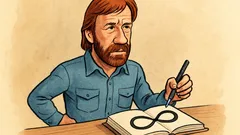 Banc: Chuck Norris numără până la infinit
