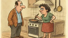 Banc: „Iubito, ce mâncăm azi?”