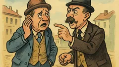 Banc: Un amic al lui Caragiale se plânge