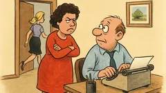 Banc: Soția geloasă îl interoghează pe soț