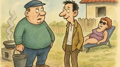 Banc: Unde ți-e soția?