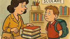 Banc: Bulă primește cărți scumpe pentru școală