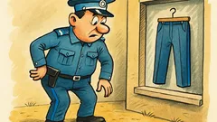 Banc: De ce au polițiștii dungă albastră?