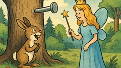Banc: Iepurașul întâlnește Zâna cea Bună