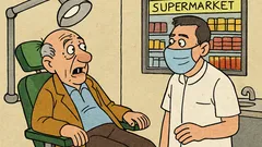 Banc: Pensionarul la dentist cere prețul