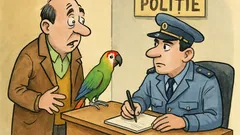 Banc: Un individ se duce la poliție…