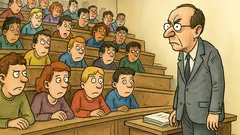 Banc: La restanță intră profesorul și întreabă…