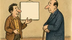 Banc: Un pictor vinde „Vaci la păscut”