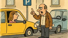 Banc: „Domnișoară, m-ați blocat…”