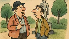 Banc: Bulă promite „bancul cu STATUIA”