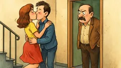 Banc: Se sărutau în scara blocului…