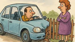 Banc: Ai atins ceva cu mașina?